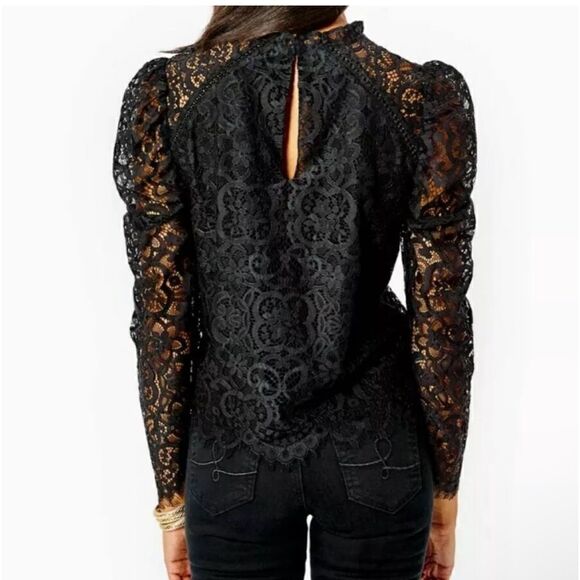 Lilly Pulitzer Averi Top Two Tone Carnival Lace - Picture 7 of 11